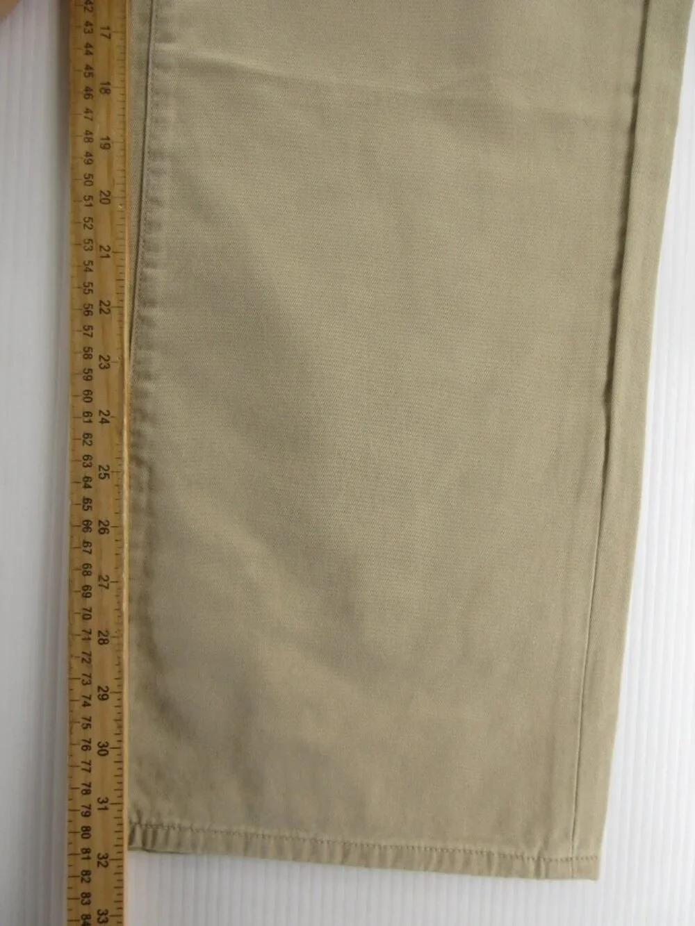 Polo Ralph Lauren Jeans 44x32 Big Khaki Straight Leg Denim Pants Pony